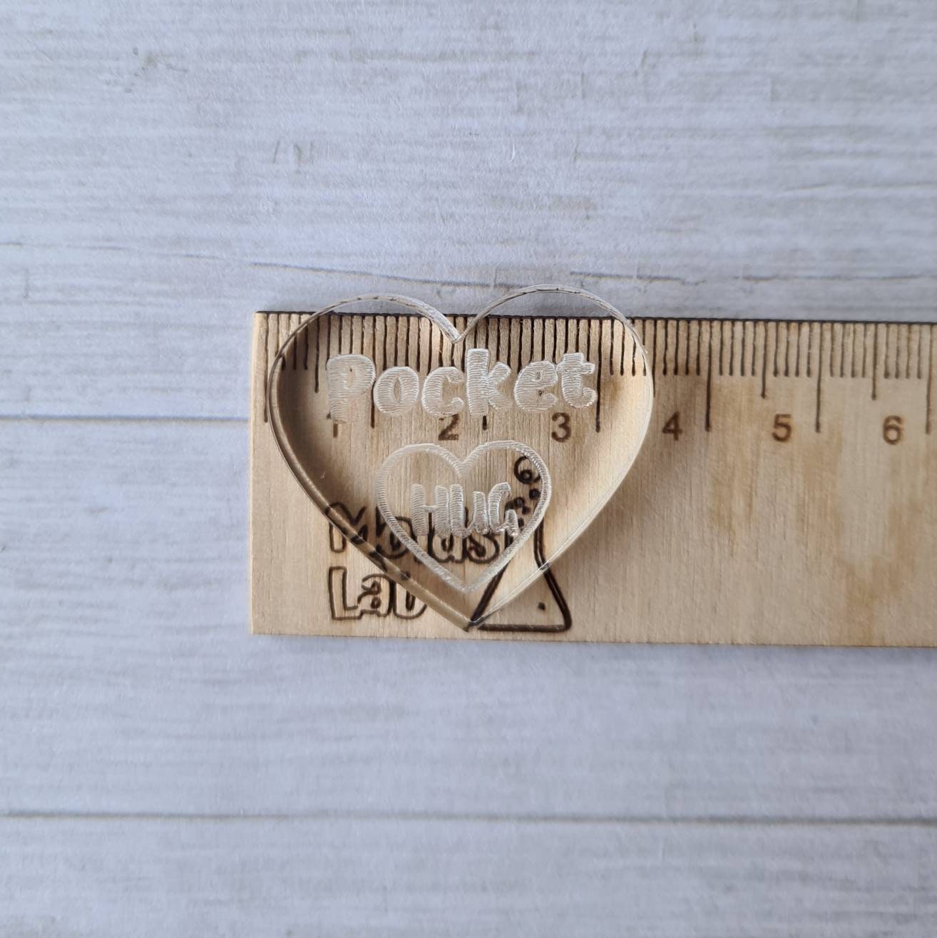Resin pocket hug mold - 35mm pocket hug keychain mold