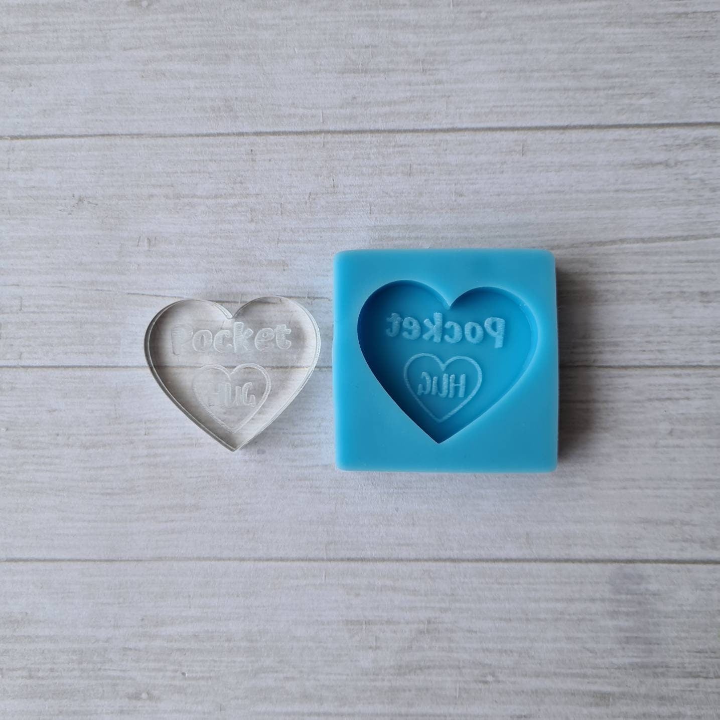 Resin pocket hug mold - 35mm pocket hug keychain mold