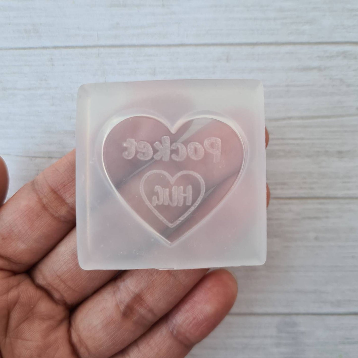 Resin pocket hug mold - 35mm pocket hug keychain mold